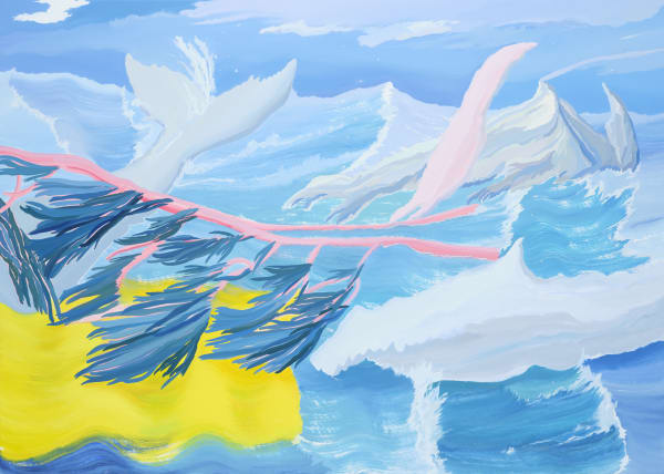 내가 하는 말이 보이지 않나 보다 5 You will not see it 5, oil on canvas, 162.1 x 227.3cm, 2025