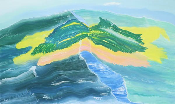 나비 Butterfly, oil on canvas, 97 x 162.2 cm, 2025