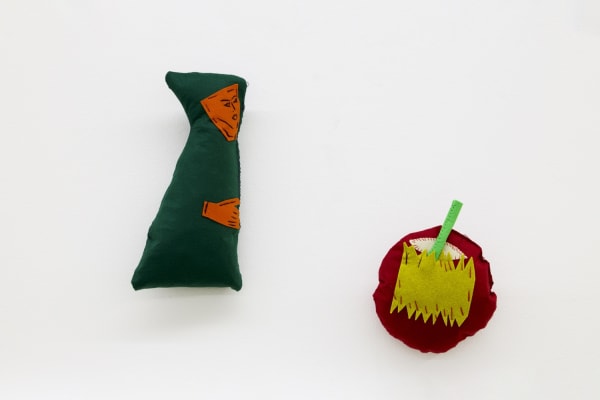 Grandmother Found Something, 펠트에 바느질 stitching on felt, various size, 2025