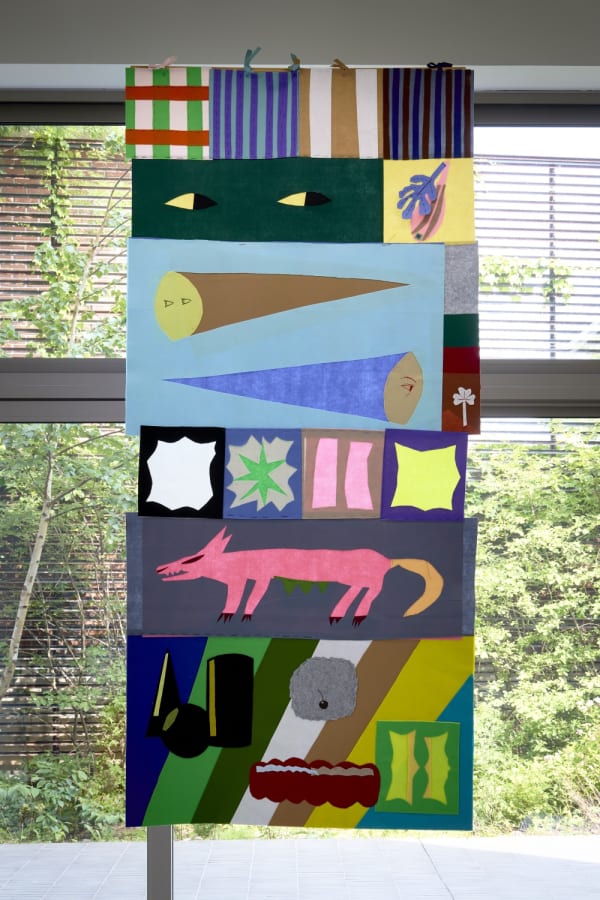 It’s Memory, Not Enemy, 펠트에 바느질 stitching on felt, 230x125cm 2025