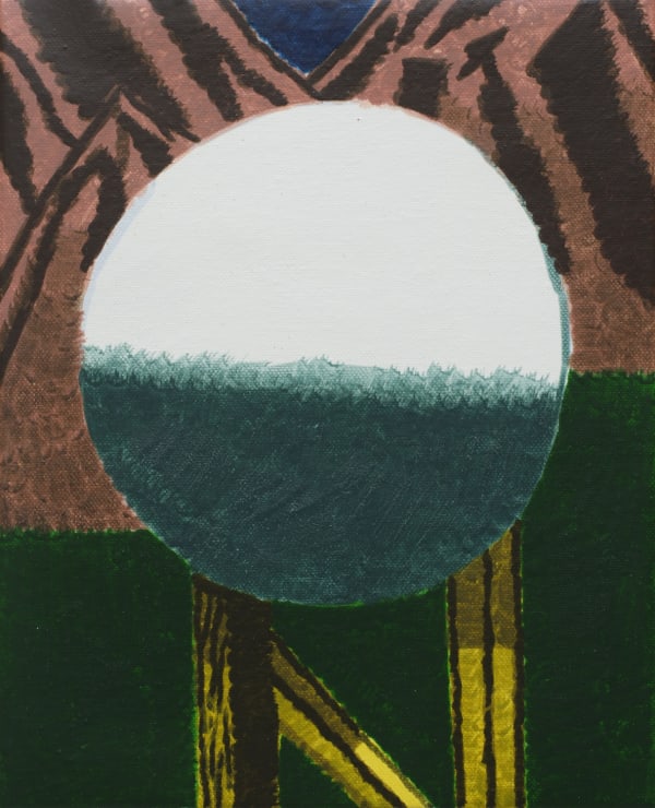 그림자 Shadow, watercolor on canvas, 27.3x22cm, 2025