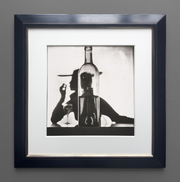 Irving Penn, Girl Behind Bottle, New York, 1949