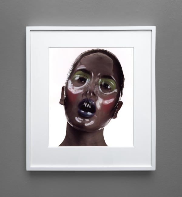 Irving Penn, Clear Plastic Beauty Mask, New York, 1996