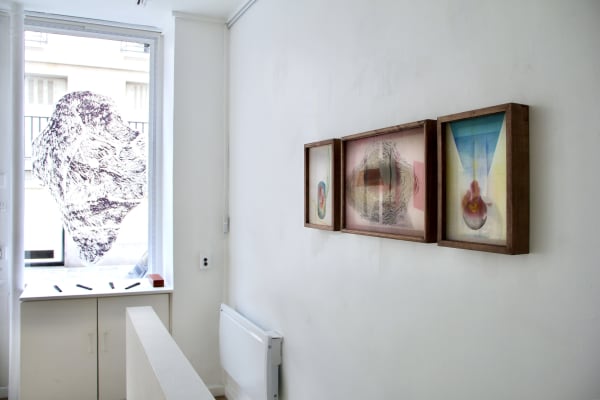 L Na B I Blue Filaments Exhibition View At Galerie Baq 2024 Paris France Photo By Emma 4