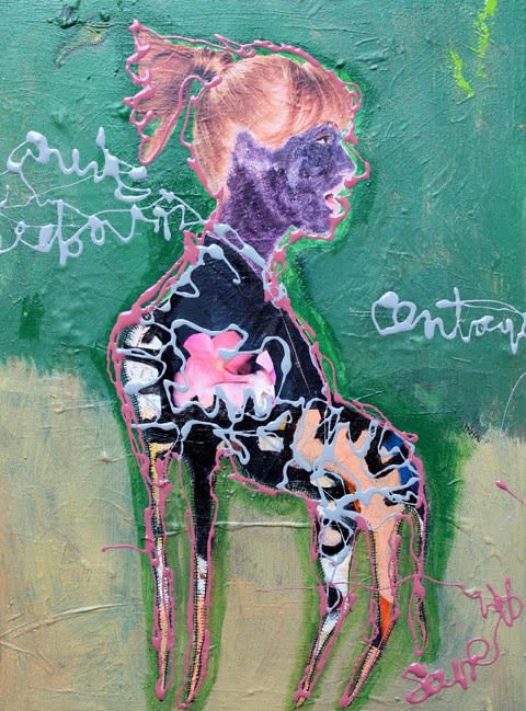 Sane Centaur Mixed Media 40 X 30 Cm 2016 5
