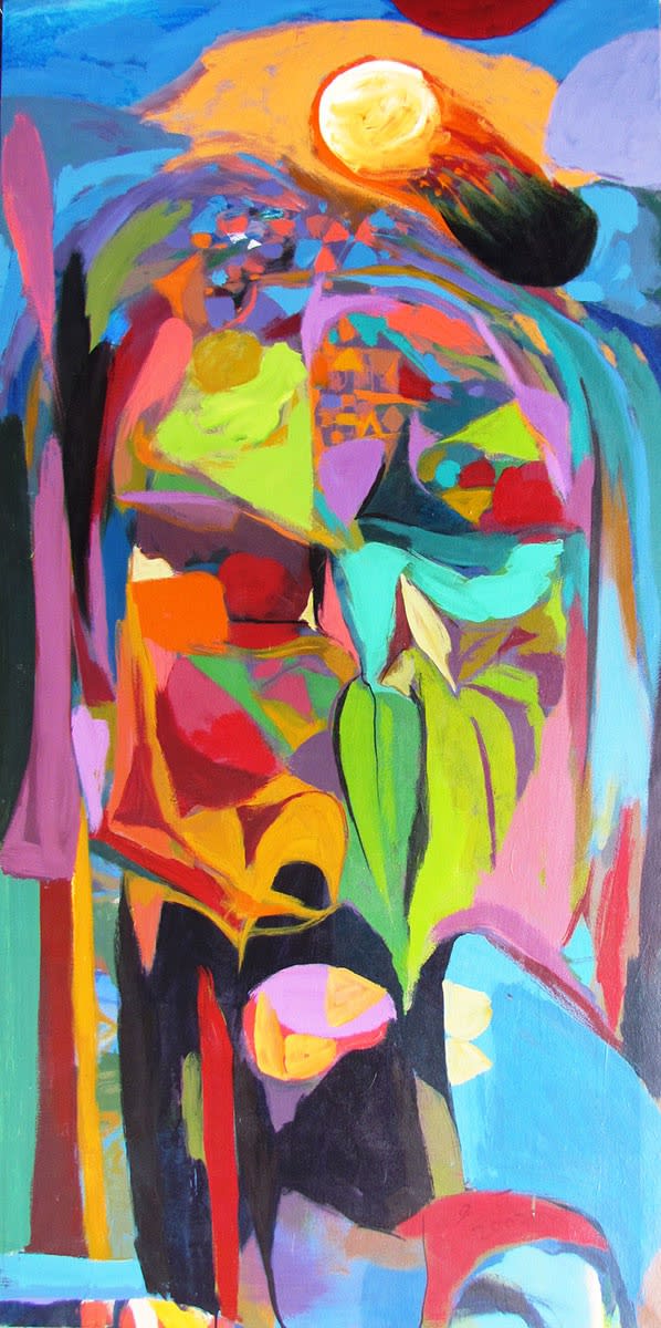 Dereje Demissie Acrylic On Canvas 200X100Cm Belonging 2015