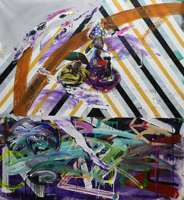 Soft Rain #2, 2022 | 71 x 67 in