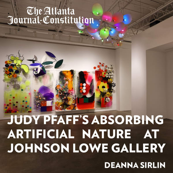 Installation view of Judy Pfaff | A Walk in the Park