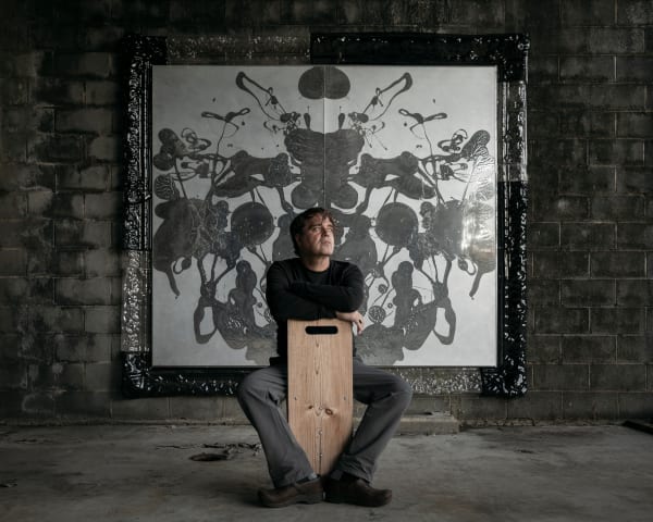 Jimmy O'Neal in his studio