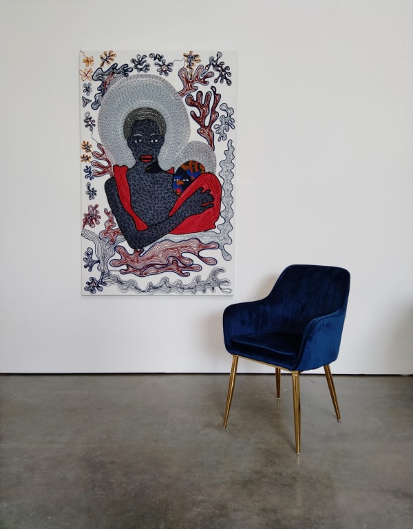 akka project, african art, continent, dubai, venice, group exhibition, painting, photography, margaret ngigi, pamela enyonu, women, bride, labels, sculpture