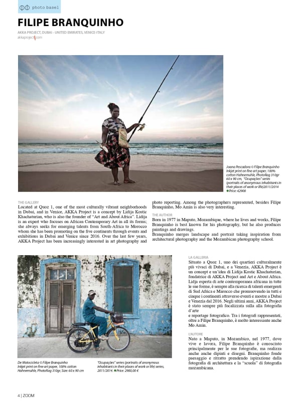 akka project, contemporary african art, africa, emerging, venezia, dubai, photography, filipe branquinho, mozambique, zoom magazine