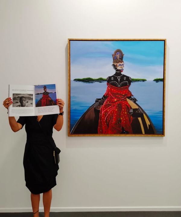 akka project, contemporary african art, africa, emerging, venezia, dubai, art fair, art dubai, arm holding