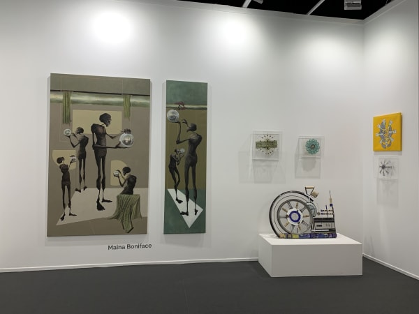 akka project, contemporary african art, africa, emerging, venezia, dubai, art fair, art dubai, arm holding