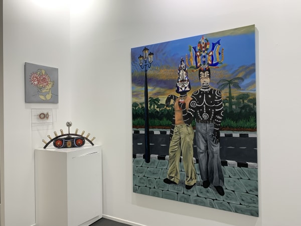 akka project, contemporary african art, africa, emerging, venezia, dubai, art fair, art dubai, arm holding