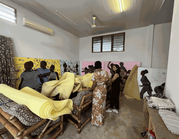 Lidija at Cecilia Lampet Studio, Accra