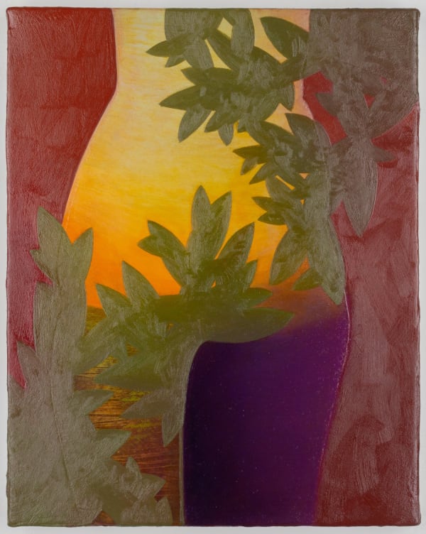 MARIANA GARIBAY RAEKE Elysium, 2021 Acrylic and oil on linen 30.5 x 28 cm