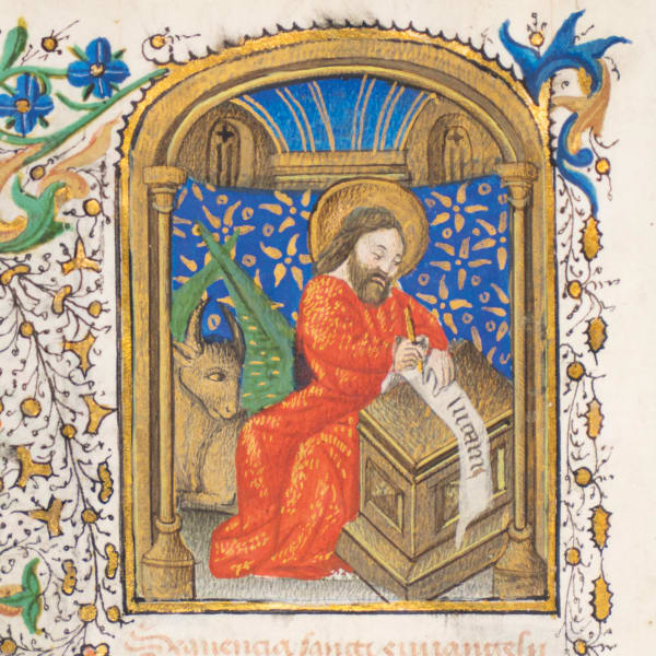 illuminated manuscripts miniature by the Master of the Vienna Roman de la Rose (Jean Hortart). Medieval art. Illuminated manuscripts. La Gabrielle Fine Arts SA, Geneva