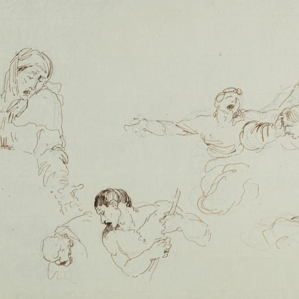 detail of a drawing by swiss artist Jean-Pierre Saint-Ours, from the Gosse-Maillart collection.