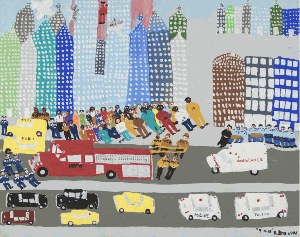 Untitled, 2001 Acrylic on canvas 16 x 20 inches