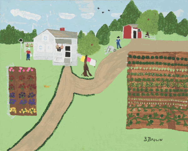 Untitled, 2001 Acrylic on canvas 16 x 20 inches