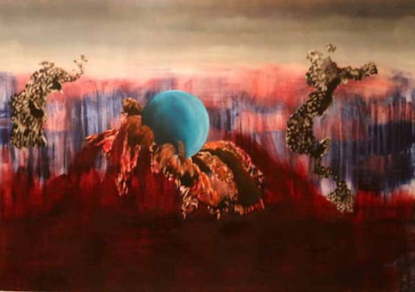 The Phantasmic Middle Creature 2014 Oil on canvas 140 x 200cm