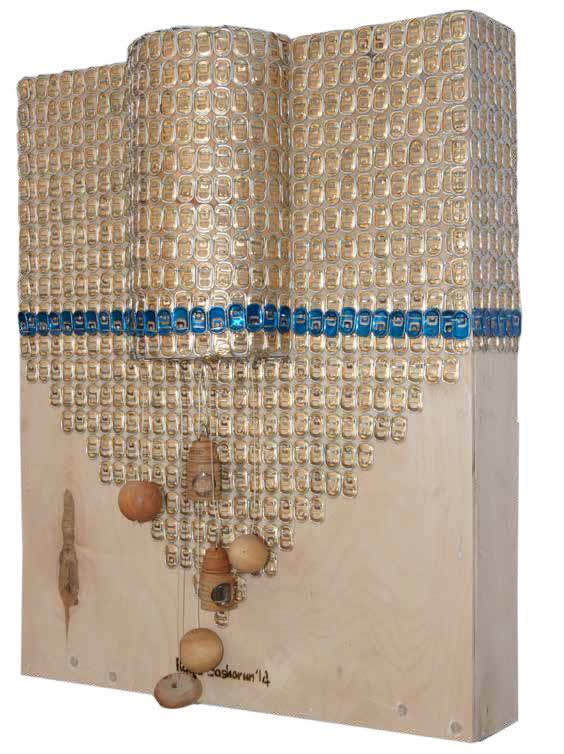 Charm 2014 Aluminium, glass and wood 56.25 x 46.25 x 15cm