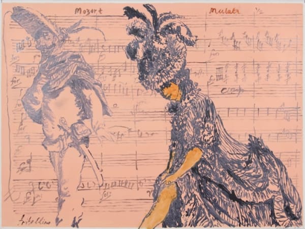 Godfried Donkor Mulata 2007 Oil on paper 45 x 60cm