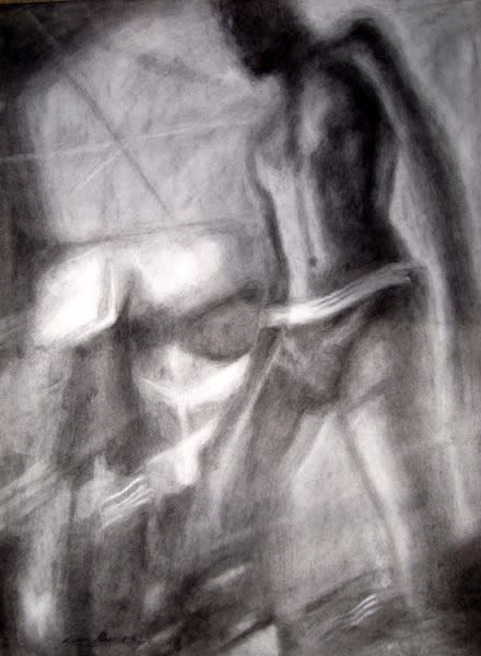 Illusion I 2011 Charcoal on paper 50 x 65cm