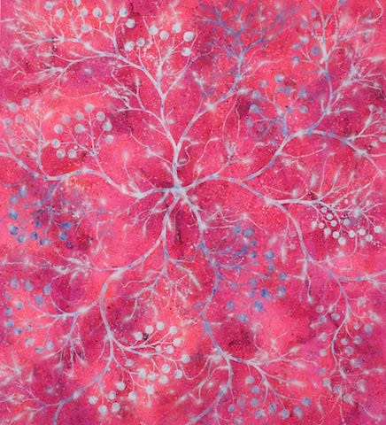 Alberto Di Fabio Neurone Rosa n. 5 2010 Acrylic on canvas 200 x 180cm