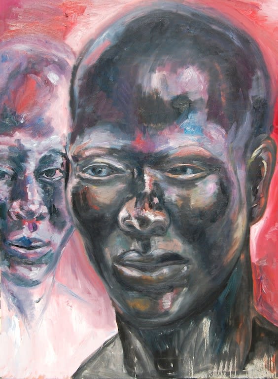 Oliver Enwonwu Framed 2011 Oil on canvas 122 x 91.5cm