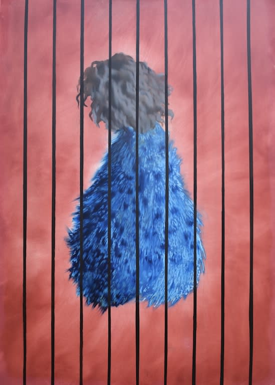 I Would Free You but I am a Small Girl 2016 Oil on canvas 140 × 100cm