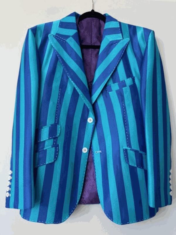 Blue and Green Stripes, Size 40