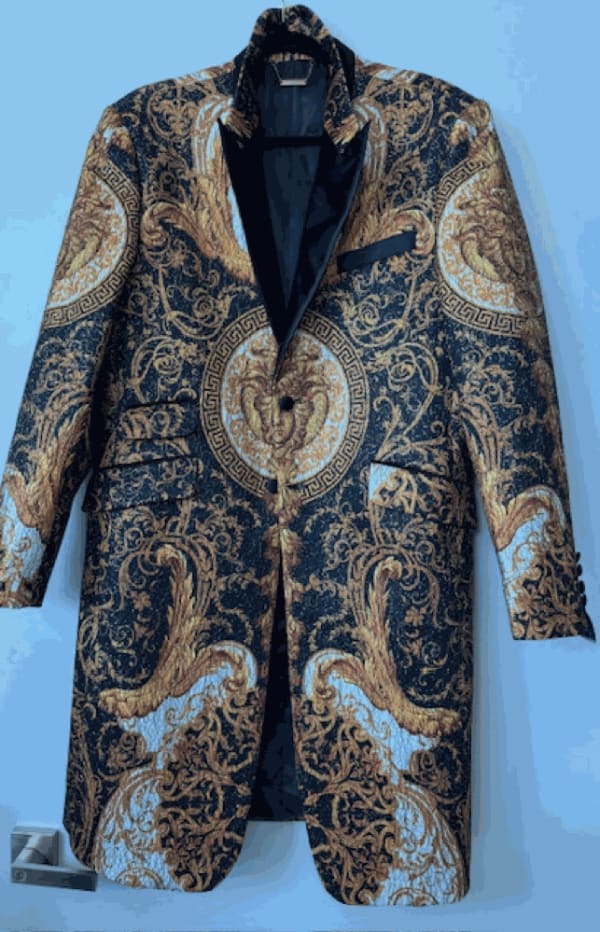 Black and Gold Coat, Size L