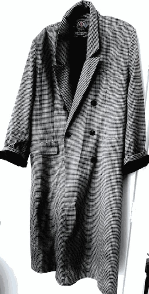 Checkered Coat, Size L