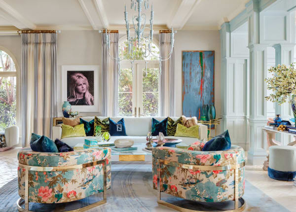 Artworks by Russell Young (left) and William Perehudoff (right) | Photo by Brandon Barré