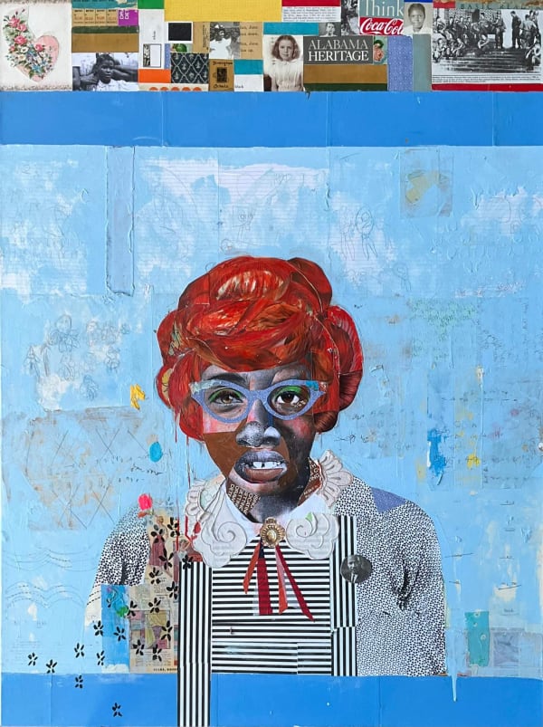 Lynthia Edwards, Red Wig, 1963, 2024