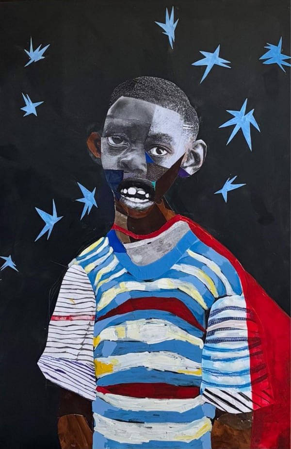 Black Boy Super Cape (I’m is the Super Man), 2025