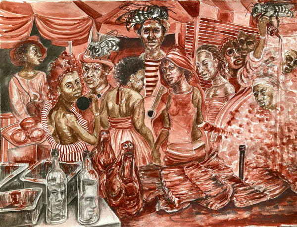 Stefanie Jackson, Eastern Market, Karaoke Barbecue, Detroit, 2024