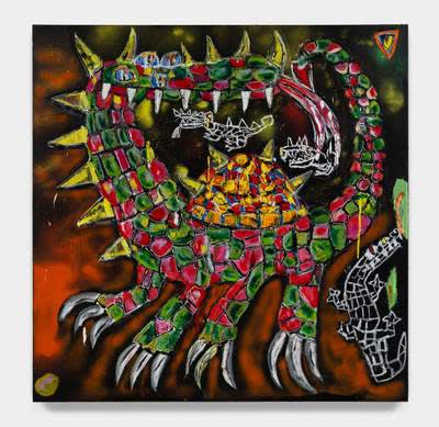 Nicholas Blake, Shelled Dragon Painter, 2024