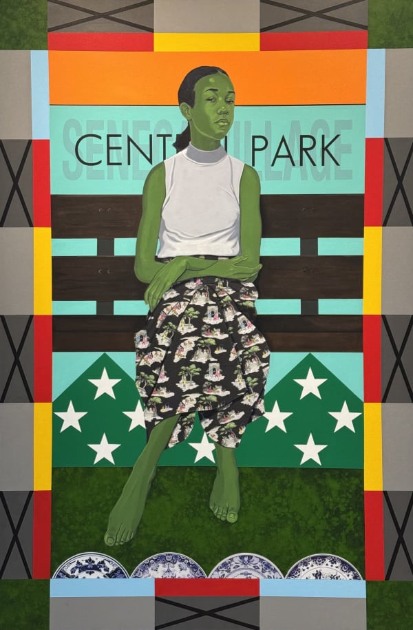 Clarence Heyward, Beneath the Benches - (Seneca Village), 2025