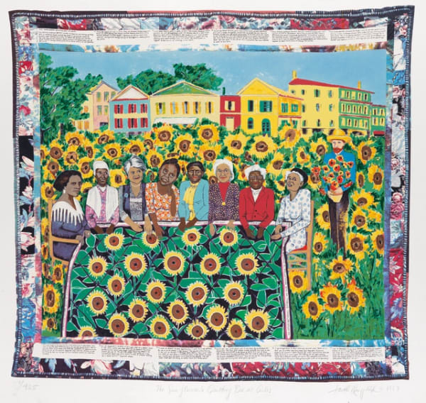 The Sunflowers Quilting Bee at Arles, 1996