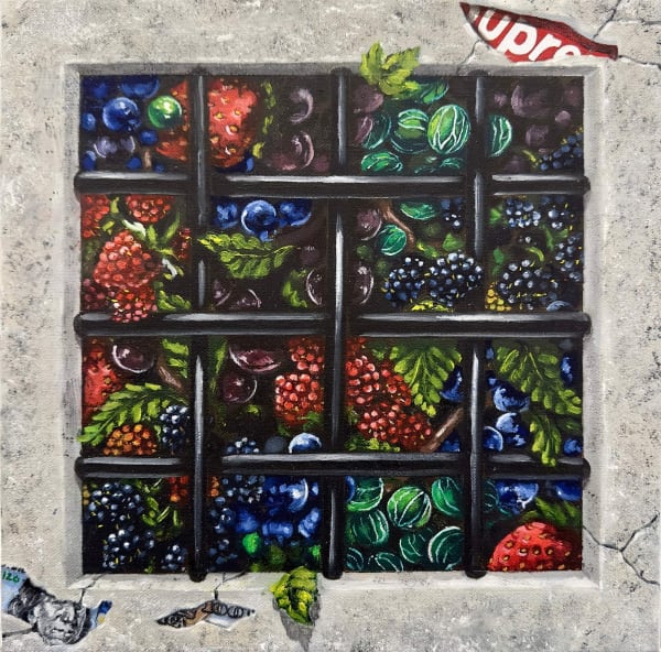 Terron Cooper Sorrells, Trapped Berries, 2023