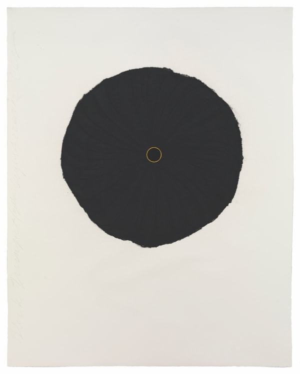 Donald Sultan, Black Trumpet Yellow Aug 22 2012, 2012