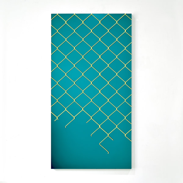 Paul Hosking, Inside out (Teal), 2023
