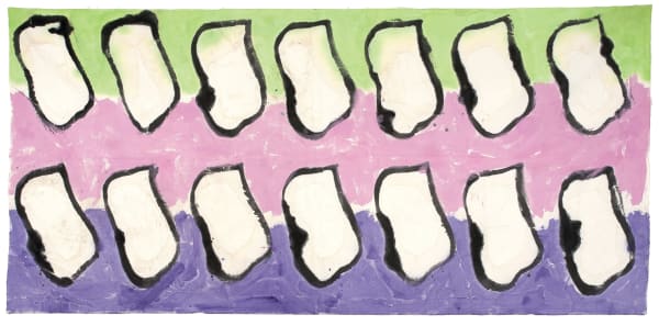 Claude Viallat, Untitled n° 223, 2012