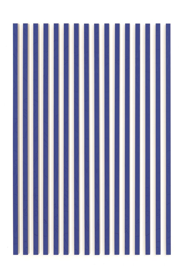 Paul Hosking, Wall Watcher (Dark Blue), 2018