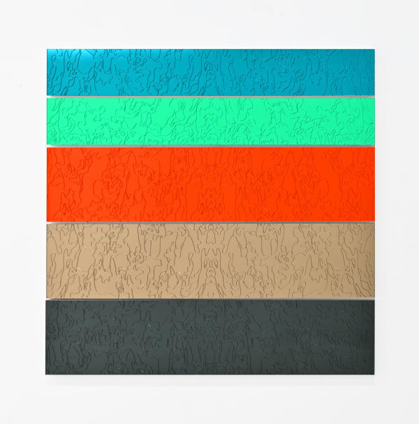 Paul Hosking, Exquisite Corpse (Orange), 2022