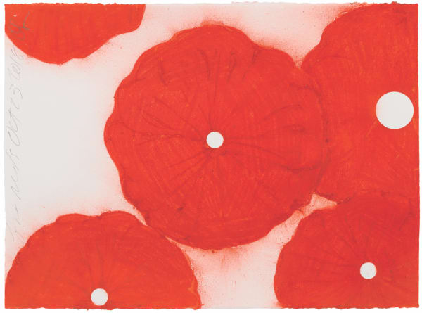 Donald Sultan, Five Reds, Oct 23 2018, 2018