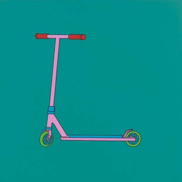 Michael Craig-Martin, Untitled (scooter) , 2015