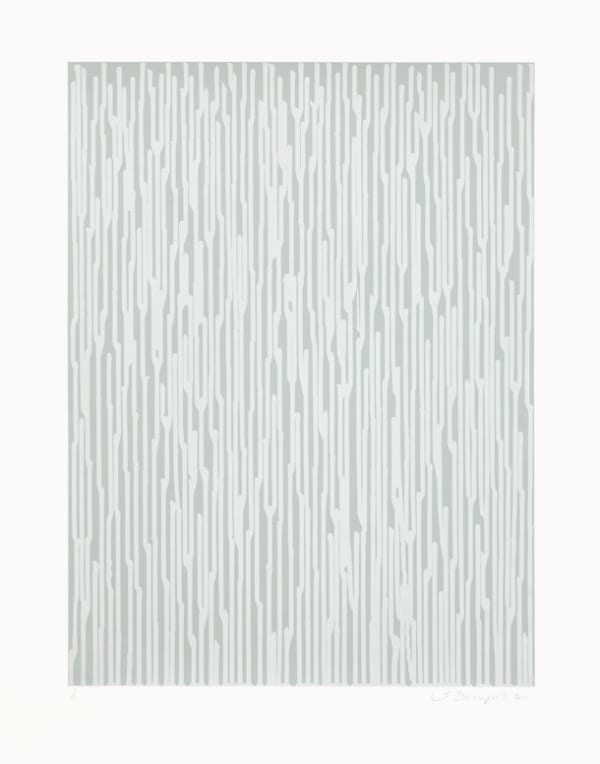 Ian Davenport, Etched Colourfall 12, 2011